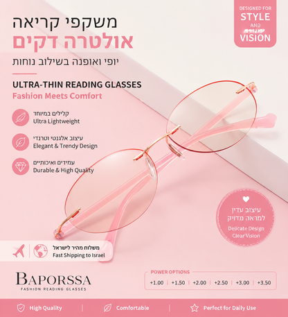 BAPORSSA A2537 contemporary reading glasses, product image 3