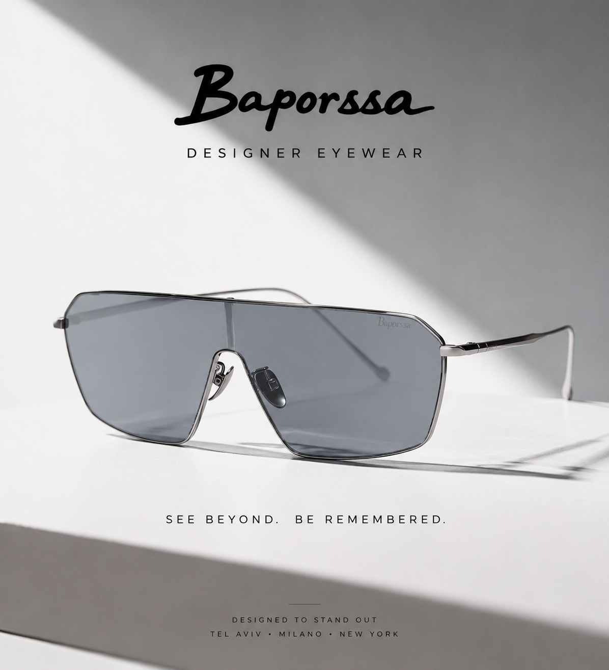 BAPORSSA A2529 futuristic sunglasses, product image 3