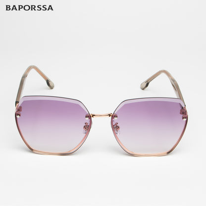 BAPORSSA AB2301 rimless geometric sunglasses, product image 18