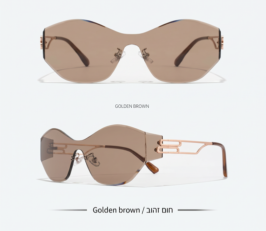 BAPORSSA BBS7315 · Frameless Cat Eye UV400 Sunglasses
