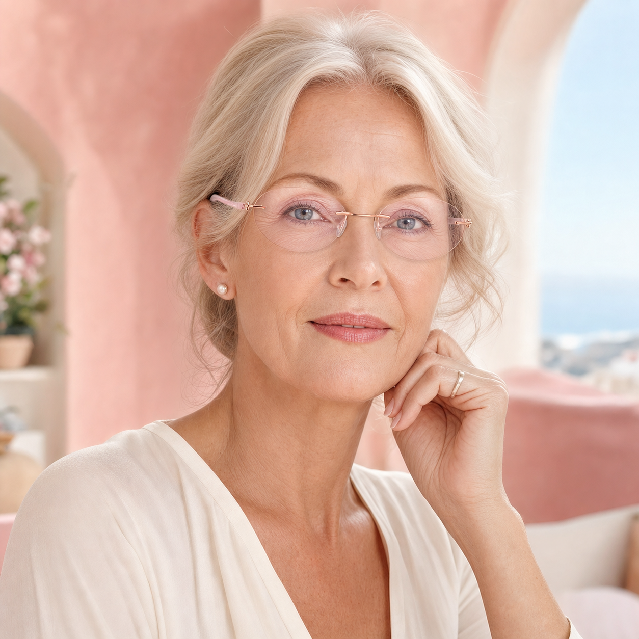 BAPORSSA A2537 contemporary reading glasses, product image 1